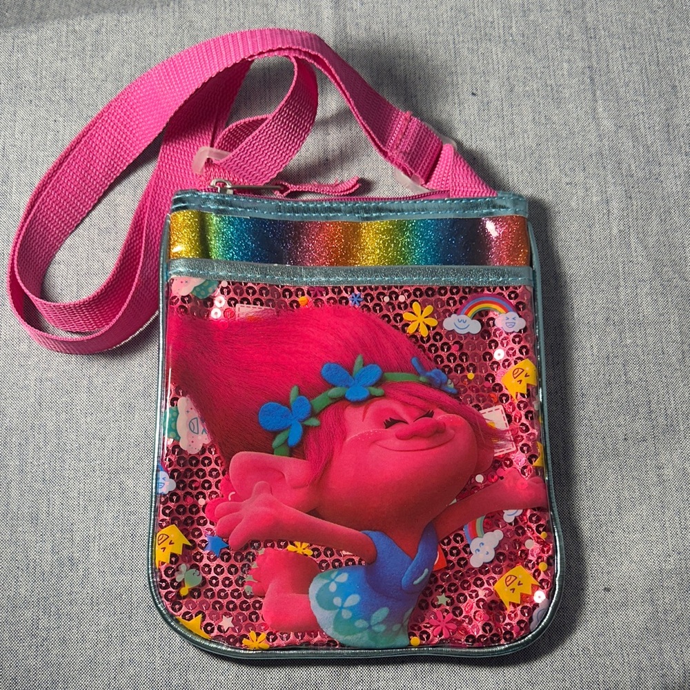 Dreamworks Pink and Rainbow Trolls Bag